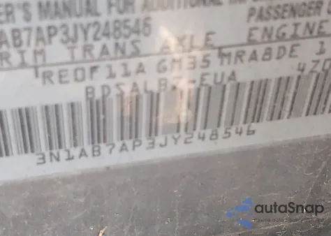 2018 Nissan Sentra S z USA, uszkodzony, nr VIN 3N1AB7AP3JY248546